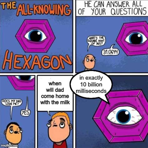 All knowing hexagon (ORIGINAL) - Imgflip