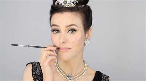 Audrey Hepburn Breakfast At Tiffanys Inspired Make Up Vi Audrey