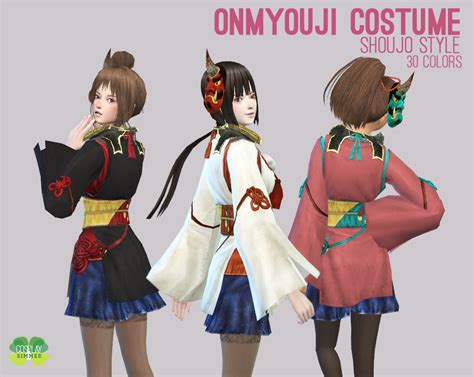 Onmyouji Costume For The Sims 4 By Cosplay Simmer Spring4sims Sims