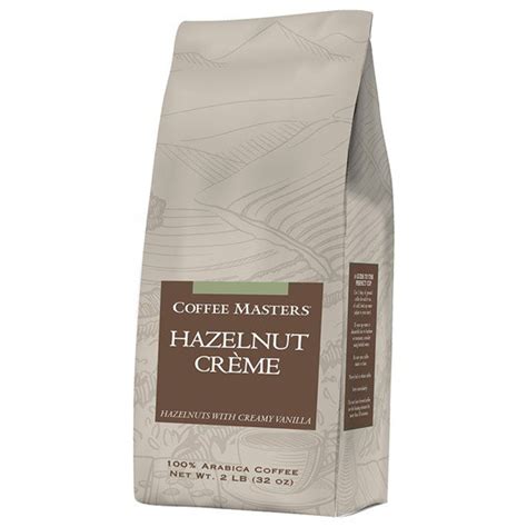Coffee Masters Hazelnut Creme Lb Bag Steeps And Brews