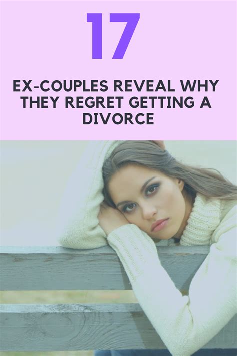 Ex Couples Reveal Why They Regret Getting A Divorce Flirting Moves My Xxx Hot Girl