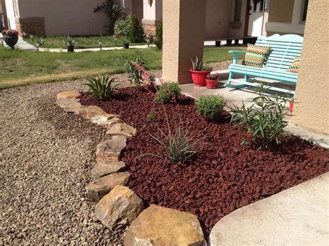 Lava Rock Landscaping Has Both Positive And Negative Aspects