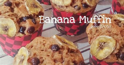 Panaskan oven sampai 176 derajat celsius. Resep Banana Muffin (No Mixer) oleh Jenny - Cookpad