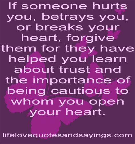 Quotes About Being Hurt By Someone You Love Quotesgram