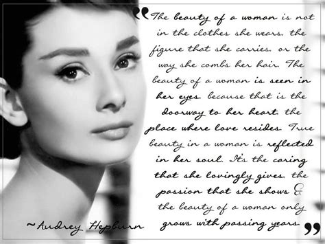 Quotes About Beauty Audrey Hepburn Quotesgram