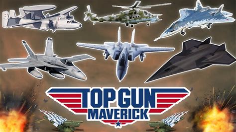 Las Aeronaves Militares De Top Gun Maverick Youtube