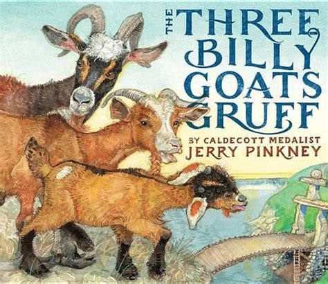 three billy goats gruff by jerry pinkney english hardcover book free shipping 9780316341578