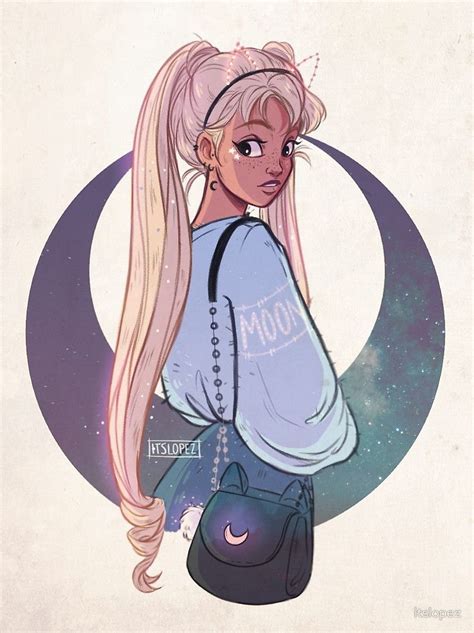 Moon By Itslopez Anime Pokemon Anime Kawaii Cartoon Drawings Cool