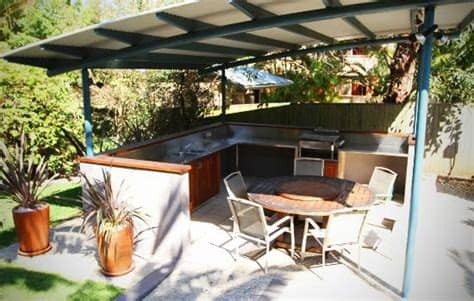 A wide variety of bbq backyard options are available to you, such as material, feature, and specific use. Outdoor covered BBQ area - Picture of Byron Beachcomber ...