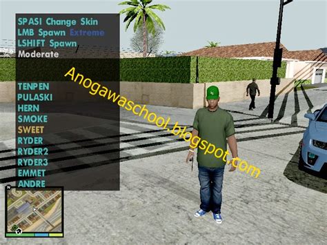 SKIN SELECTOR GTA SA Grand Theft Auto Mod