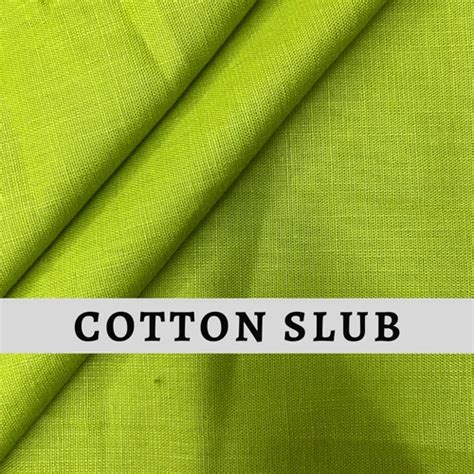 Plain Magic Cotton Slub Fabric Green At Rs 40meter In Surat Id