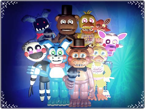 Fnaf 2 Chibis Complete By Carlosparty19 On Deviantart
