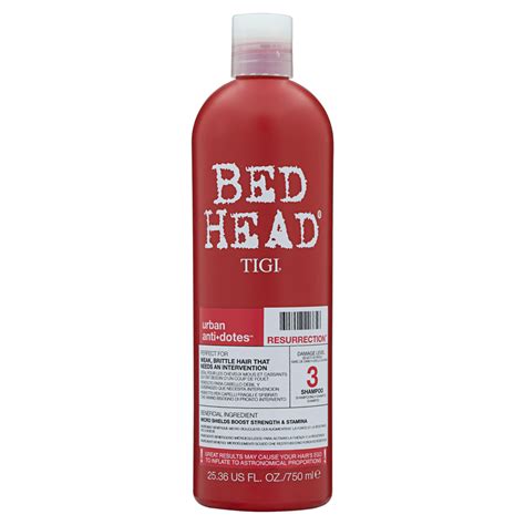 Shampoo Bed Head Tigi Urban Anti Dotes Resurrection Frasco Ml Gtin