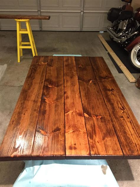 Cut the remaining table base parts How to Make Your Own Farmhouse Table! | Farmhouse kitchen ...