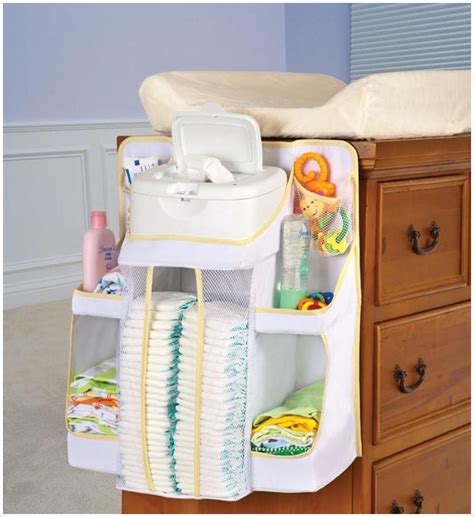The doors of your baby's closet have unused space that you should take advantage of if you need more storage space. 15 Awesome Baby Nursery Storage Ideas | Architecture & Design