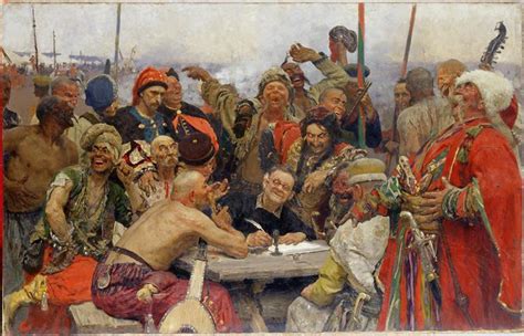 The Reply Of The Zaporozhian Cossacks To Sultan Mahmoud Iv 1878 1891