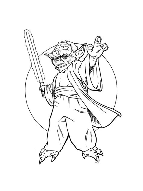 Free Jedi coloring pages. Download and print Jedi coloring pages