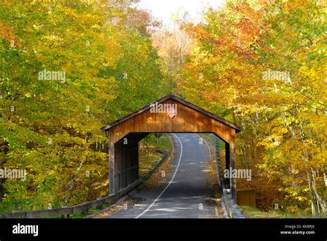 Wooden Covered Bridge On The Pierce Stockling Scenic Drive During