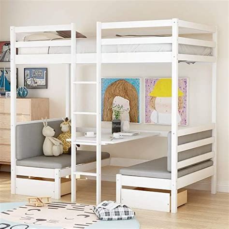 Buy now, pick up in store · shop 1,000+ new arrivals Amazon.com: Twin Over Twin Bunk Bed, Convertible Dorm Loft ...