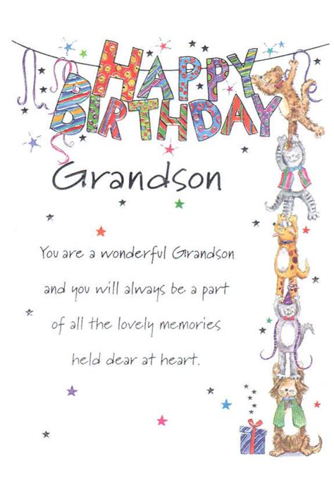 Birthday Card Grandson Quotes Quotesgram Free Printable Birthday
