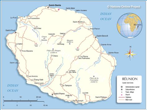Isla Reunión La Guía De Geografía