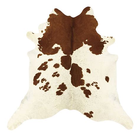Cow hides is the natural, undyed skin and hair of a cow. Natural Cowhide Rug | White and Brown | Ballard Designs