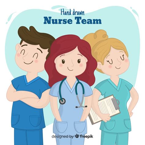 En danimados contamos con la más amplia variedad de series animadas, para que puedas disfrutar de toda nuestra colección lo único que tienes que hacer. Hand drawn nurse team | Free Vector