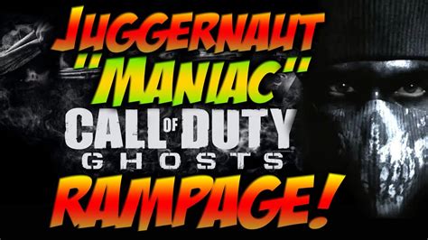 Official Call Of Duty Ghosts Juggernaut Maniac Killstreak Gameplay