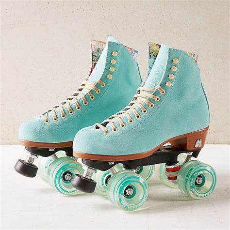 Moxi Suede Roller Skates Popsugar Fashion