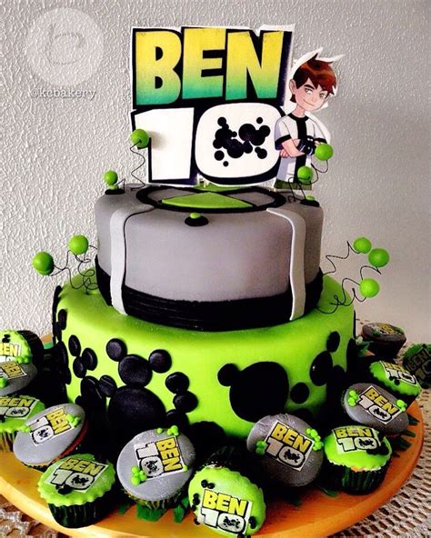 Ben 10 Birthday Cake Toppers
