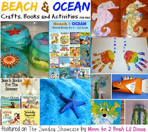 Mom To 2 Posh Lil Divas Ocean Sea And Beach Themed Crafts For Kids