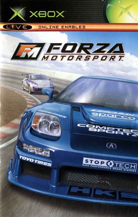 forza motorsport 2005 xbox box cover art mobygames