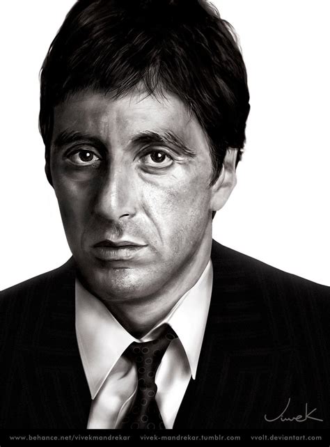 Al Pacino Digital Portrait Painting By Vvolt On Deviantart