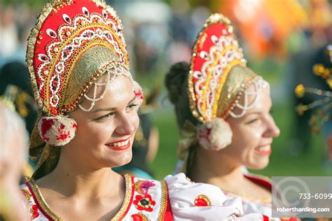 Performers From Romania In Traditional Stock Photo