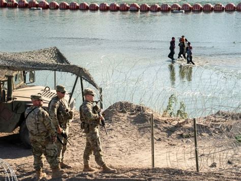 Us Sues Texas Over Floating Border Barriers Today