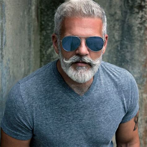 grey beard styles for bald men in 2023 girlsthetic