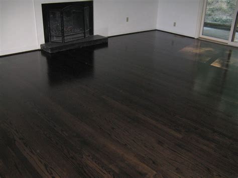 5 Red Oak Stained Blackebony Throughout First Floor Red Oak