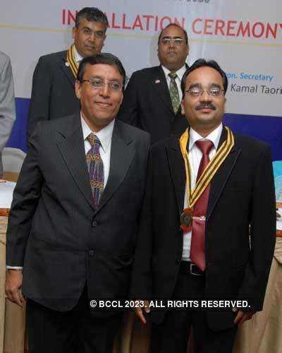 Members At The Installation Of Rotary Clubs New President Sanjay Mohta