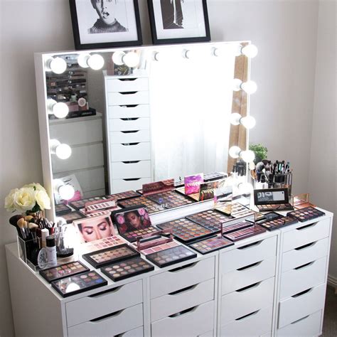 My wife has been wanting one and (so it fits in our room) it needs to be custom built. Hollywood Classic XL Vanity Mirror | Vanity, Hollywood vanity mirror, Acrylic makeup storage