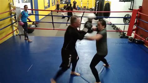 Sparring Man Vs Women Full Power Boxing Punch Combo YouTube