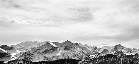 3840x1782 Adventure Alpine Background Black And White Clouds