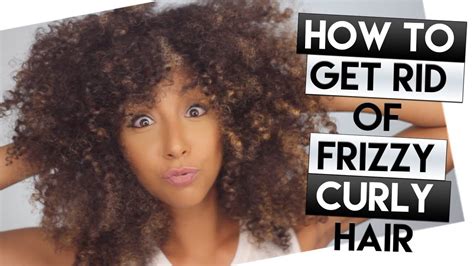 How To Get Rid Of Frizzy Curly Hair My Hair With No Product Biancareneetoday Youtube