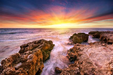 Beautiful Seascape Stock Image Image Of Peaceful Background 27063801
