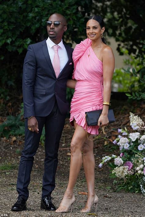 Alesha Dixon Joins Husband Azuka Ononye For BGT Co Star Ant McPartlin S Wedding Daily Mail Online