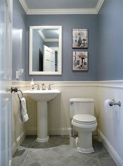 Refined And Refreshing Trendy Powder Rooms In Gray And Turquoise Decoist