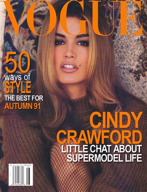 Supermodel Shrine Vogue Magazine Covers Cindy Crawford Vogue