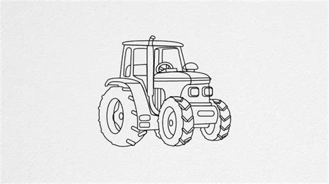 John Deere Tractor Sketch At Explore Collection Of