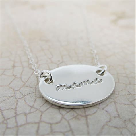 Mama Necklace Mama Jewelry Mommy Necklace Mommy Jewelry Etsy