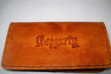 Buy Handmade Custom Leather Checkbook Cover Made To Order From Kerrys