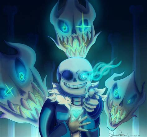 Gaster Blaster With Fire